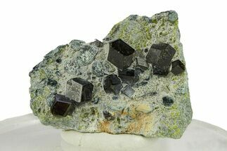 Gemmy Andradite Garnets with Epidote - Afghanistan #290360