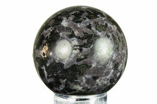 Polished, Indigo Gabbro Sphere - Madagascar #289880