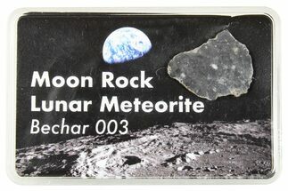 Lunar Meteorite ( g) Slice - Bechar #291341