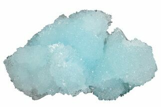 Blue-Green Aragonite Aggregation - Wenshan Mine, China #290991