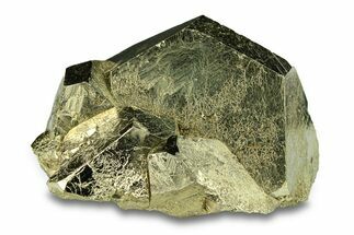 Golden Pyrite Crystal Cluster - Peru #291916
