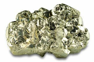 Gleaming Pyrite Crystal Cluster - Peru #291935