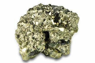 Gleaming Pyrite Crystal Cluster - Peru #291937