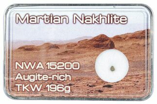 Martian Nakhlite Meteorite Fragment - NWA #292158