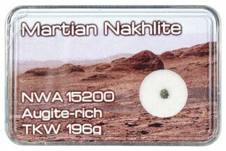 Martian Nakhlite Meteorite Fragment - NWA #292163