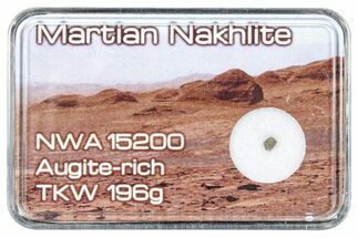 Martian Nakhlite Meteorite Fragment - NWA #292185