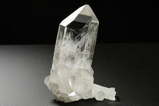 Glass-Clear Quartz Crystal Cluster - Brazil #292132