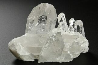 Glass-Clear Quartz Crystal Cluster - Brazil #292148