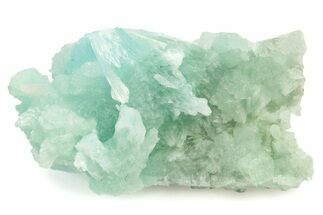 Blue-Green Aragonite Aggregation - Wenshan Mine, China #291021