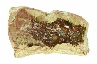 Polished Colorful Agate with Native Copper - Java, Indonesia #293383