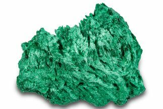 Silky Fibrous Malachite Cluster - DR Congo #294669