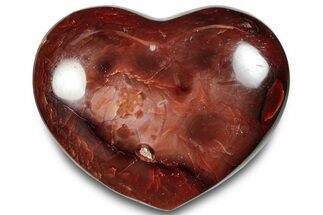 Colorful Carnelian Agate Heart #293736