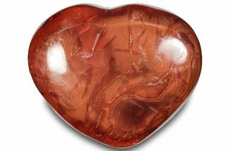 Colorful Carnelian Agate Heart #293747