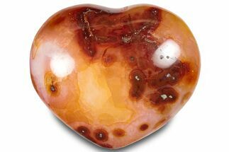 Colorful Carnelian Agate Heart #293741