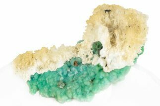 Forest Green Conichalcite on Chrysocolla - Namibia #295888