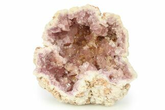 Sparkly Pink Amethyst Geode Half - Argentina #296795