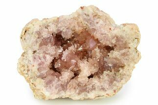 Sparkly Pink Amethyst Geode Half - Argentina #296813