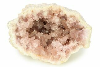 Sparkly Pink Amethyst Geode Half - Argentina #296816