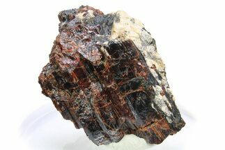 Lustrous, Red-Brown Rutile Crystals - Québec, Canada #297116