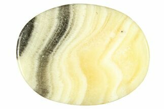 Polished Zebra Calcite Worry Stones #297669
