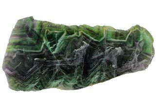 Colorful, Polished Fluorite Slab - China #297614