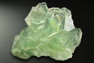 Green Cubic Fluorite Crystals with Phantoms - China #297809