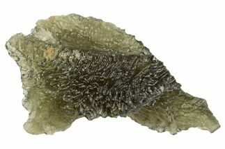 Green Moldavite Tektite ( g) - Czech Republic #300974