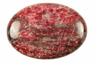 Polished Thulite (Manganian-Zoisite) Stone - Trondheim, Norway #301569