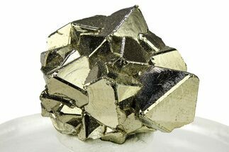 Octahedral Pyrite Crystal Cluster - Peru #301927