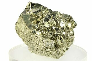 Octahedral Pyrite Crystal Cluster - Peru #301977