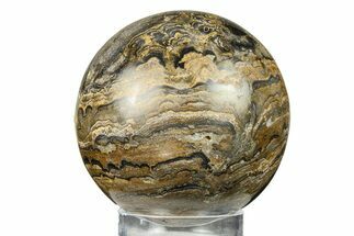 Polished Stromatolite (Greysonia) Sphere - Bolivia #302461