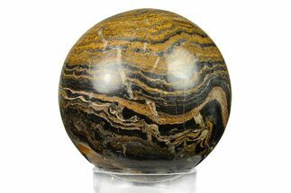 Polished Stromatolite (Greysonia) Sphere - Bolivia #302462