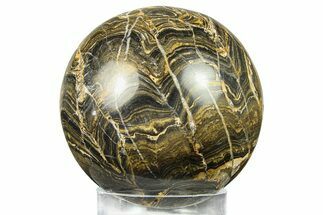Polished Stromatolite (Greysonia) Sphere - Bolivia #302468