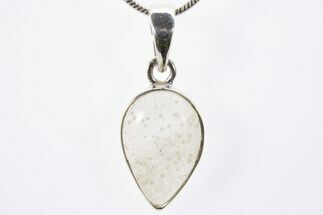 Polished Libyan Desert Glass Pendant ( g) - Impactite #303204