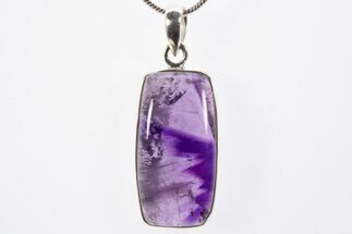 Trapiche Amethyst Pendant (Necklace) - Sterling Silver #303140