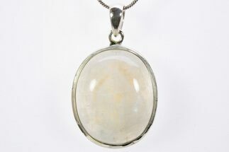 Adularescent Moonstone Pendant (Necklace) - Sterling Silver #303151