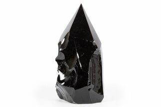 Free-Standing Polished Obsidian Point - Mexico #303608