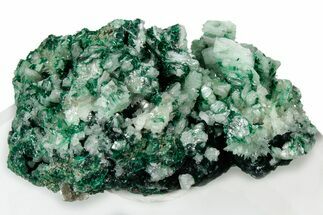 Cerussite Crystals on Botryoidal Malachite - Congo #304345