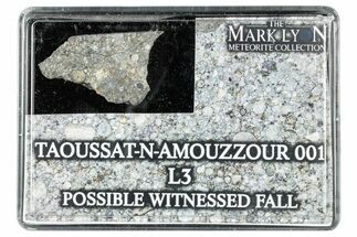 Chondrite Meteorite ( g) Slice - Taoussat-n-Amouzzour #304567