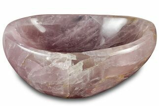 Polished Rose Quartz Bowl #304679