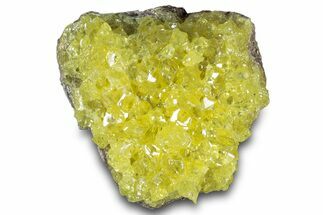 Bright-Yellow Sulfur Crystals - Bolivia #305303