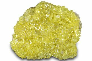 Bright-Yellow Sulfur Crystals - Bolivia #305308