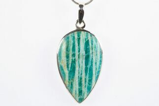 Amazonite Pendant (Necklace) - Sterling Silver #305010