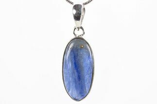 Kyanite Crystal Pendant (Necklace) - Sterling Silver #305051