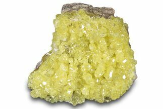 Bright-Yellow Sulfur Crystals - Bolivia #305273