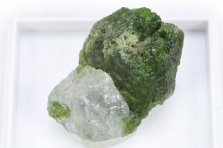 Lustrous Green Chrome Diopside Crystal - Minas Gerais, Brazil #305451