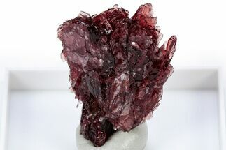 Lustrous Red Alurgite Crystal Cluster - South Africa #305480