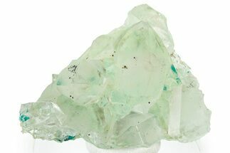 Glassy Quartz Crystals with Dioptase - Sanda, Congo #306117