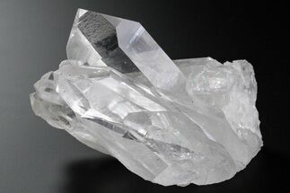 Clear Quartz Crystal Cluster - Brazil #306022