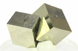 Shiny, Natural Pyrite Cube Cluster - Navajun, Spain #307088